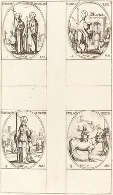 St. Philip and James the Less, Apostles; St. Anthanasius; The Invention of the Cross. Creator: Jacques Callot