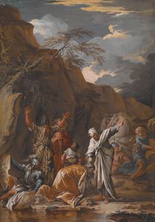 St. Philip Baptising the Eunuch, 1733. Creator: Joseph Goupy