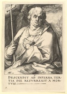 St. Philip, from Christ, the Apostles and St. Paul with the Creed, ca.1589. Creator: Hendrik Goltzius