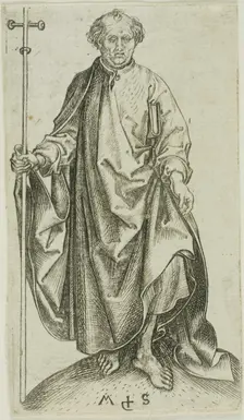 St. Philip, from Apostles, n.d. Creator: Martin Schongauer