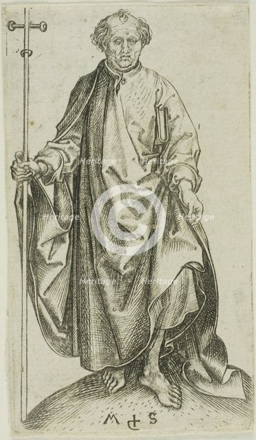 St. Philip, from Apostles, n.d. Creator: Martin Schongauer.