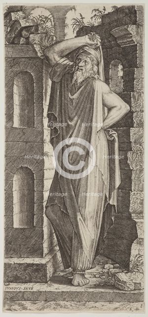St Philip. Plate 8. From: Christ and the Apostles, c.1545. Creator: Lambert Suavius.