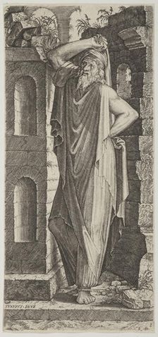St Philip. Plate 8. From: Christ and the Apostles, c.1545. Creator: Lambert Suavius