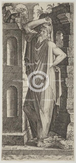 St Philip. Plate 8. From: Christ and the Apostles, c.1545. Creator: Lambert Suavius.