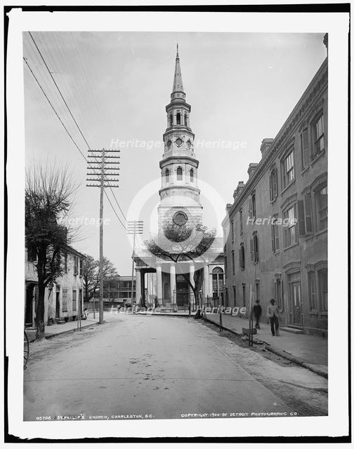 St. Philip's Church, Charleston, S.C., c1900. Creator: Unknown.