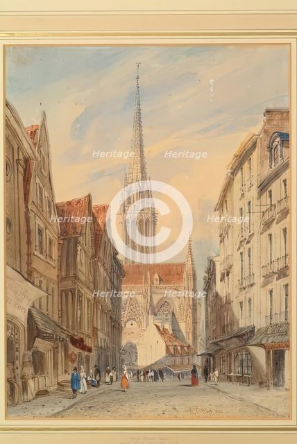 St Pierre, Caen, 1832. Creator: Thomas Shotter Boys.