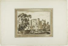 St. Quintin's Castle near Cowbridge in Glamorgan Shire, 1773-75. Creator: Paul Sandby