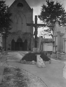 St. Roch Cemetery, New Orleans, between 1920 and 1926. Creator: Arnold Genthe
