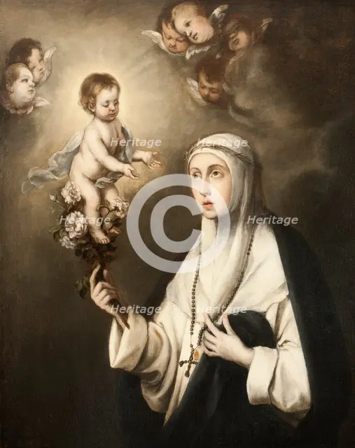 St Rosa of Lima. Creator: Anon.