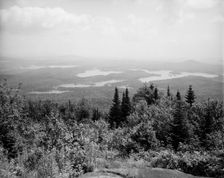 St. Regis Lakes from St. Regis Mtns., Adirondack Mts., N.Y., between 1900 and 1910. Creator: Unknown