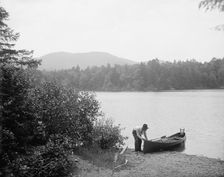 St. Regis Mtn. from Spectacle Lake i.e. Ponds, Adirondack Mtns., N.Y., between 1900 and 1910. Creator: Unknown