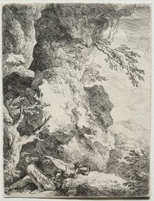 St. William, The Hermit Saint. Creator: Christian Wilhelm Ernst Dietrich (German, 1712-1774)