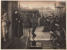St Theophilus and the Angel, 1874-1951. Creator: Sir Edward Coley Burne-Jones
