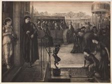 St Theophilus and the Angel, 1874-1951. Creator: Sir Edward Coley Burne-Jones