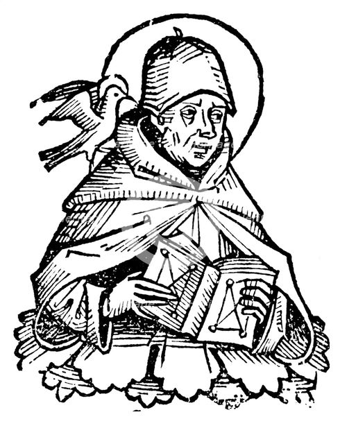 St Thomas Aquinas (c1225-1274), Italian philosopher and theologian. Artist: Unknown