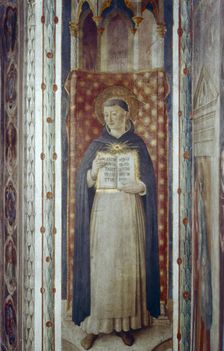 St Thomas Aquinas mid 15th century. Artist: Fra Angelico