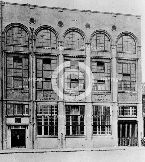 St Thomas' Church of England Day School, Birmingham, West Midlands. Artist: Unknown