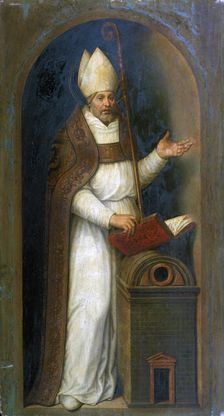 St Thomas de Villeneuve 1597. Artist: Juan De Juanes