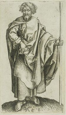 St. Thomas, from Apostles, n.d. Creator: Martin Schongauer