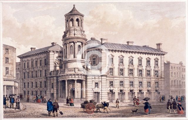 St Thomas' Hospital, Lambeth, London, 1871. Artist: Anon