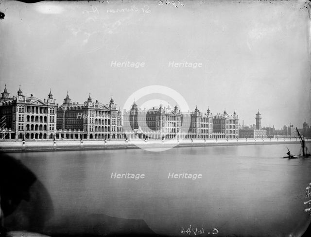 St Thomas' Hospital, Lambeth, London, c1871-1922. Artist: Henry Taunt