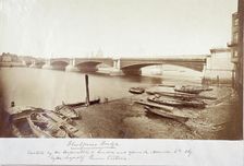 St Thomas Hospital, Lambeth, London, c1871. Artist: Anon