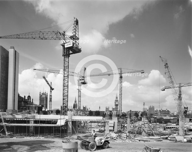 St Thomas' Hospital, Lambeth Palace Road, Lambeth, London, 31/07/1970. Creator: John Laing plc.