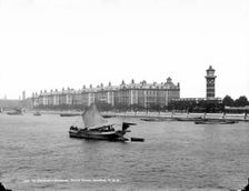 St Thomas Hospital, Lambeth Palace Road, Lambeth, London, c1871-1900. Artist: York & Son