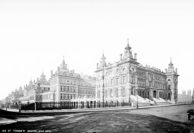 St Thomas' Hospital, Lambeth Palace Road, Lambeth, London, c1871-1900. Artist: York & Son
