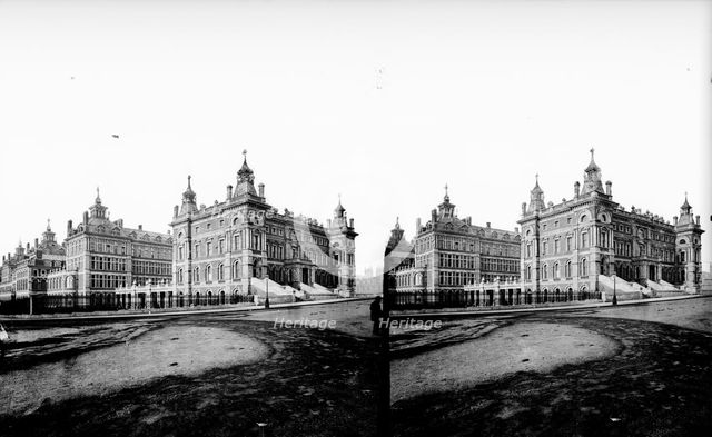 St Thomas' Hospital, Lambeth Palace Road, Lambeth, London, c1871-1900. Artist: York & Son