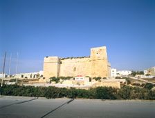 St Thomas's Tower, Harbour, Marsascala, Malta. Creator: Peter Thompson