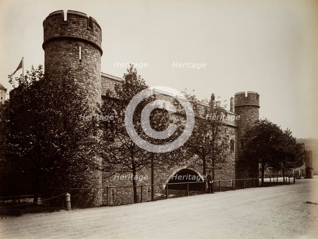 St Thomas' Tower and Traitors' Gate, Tower of London, 1889. Artist: Henry Bedford Lemere.