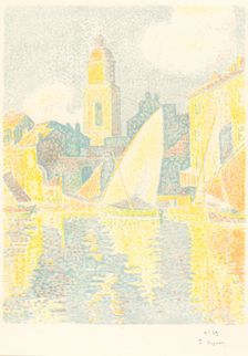 St. Tropez: The Port (Saint-Tropez: Le port), 1897/1898. Creator: Paul Signac