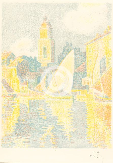 St. Tropez: The Port (Saint-Tropez: Le port), 1897/1898. Creator: Paul Signac.