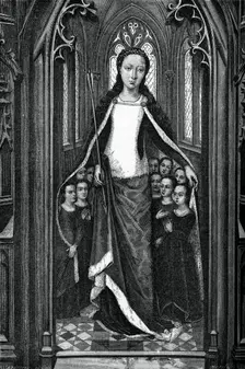 St Ursula and the Holy Virgins, from the Reliquary of St Ursula 1489, (1870)