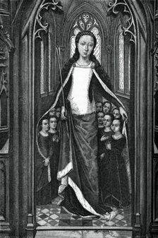 St Ursula and the Holy Virgins, from the Reliquary of St Ursula 1489, (1870)