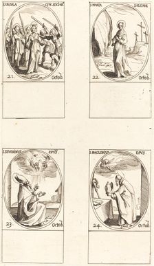 St. Ursula and Companions; St. Mary Salome; St. Severinus; St. Maglorius. Creator: Jacques Callot