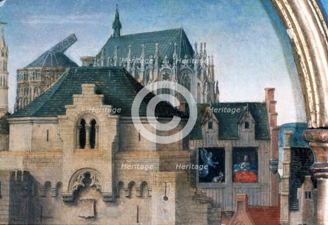 'St Ursula Shrine, Departure from Cologne', Detail, 1489. Artist: Hans Memling