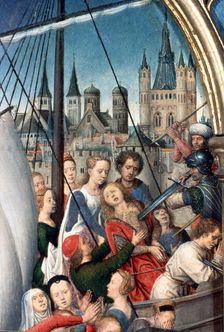 St Ursula Shrine, Martyrdom Detail, 1489. Artist: Hans Memling