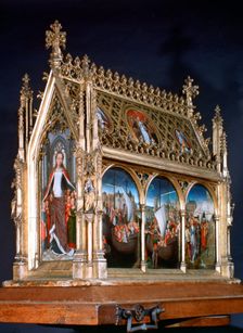 St Ursula Shrine, St Ursula and the Holy Virgins 1489. Artist: Hans Memling
