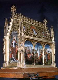 St Ursula Shrine, St Ursula and the Holy Virgins 1489. Artist: Hans Memling