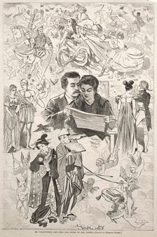 St. Valentine's - The Old Story in All Lands, 1868. Creator: Winslow Homer (American, 1836-1910)