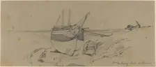 St. Valery sur somme. Creator: Eugene Isabey