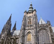 St Vitus Cathedral, Prague, Czech Republic. Creator: Peter Thompson