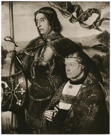 St Victor and a Donor (1927). Artist: Hugo van der Goes