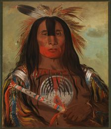 Stu-mick-o-súcks, Buffalo Bull's Back Fat, Head Chief, Blood Tribe, 1832. Creator: George Catlin
