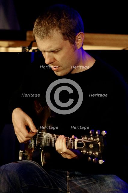 Stuart McCallum, Watermill Jazz Club, Dorking, Surrey, 4th October 2016. Artist: Brian O'Connor.