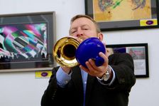 Stuart Henderson, Stuart Henderson Quartet, Clocktower Cafe Jazz Club, Croydon, London, April 2025. Creator: Brian O'Connor