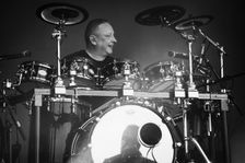 Stuart Kershaw, OMD, live at Heritage Live, Audley End House, Essex, Aug 2023. Creator: Annapaola Marchesani