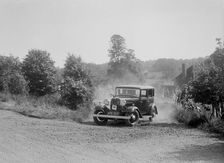 Studebaker of JS Steele competing in the BOC Hill Climb, Chalfont St Peter, Buckinghamshire, 1932. Artist: Bill Brunell